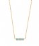 Ania Haie Ketting Turquoise Bar Necklace Gold Ania Haie Ketting Turquoise Bar Necklace Gold